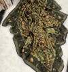 A 140-centimeter faux silk exotic style scarf Application Scenario